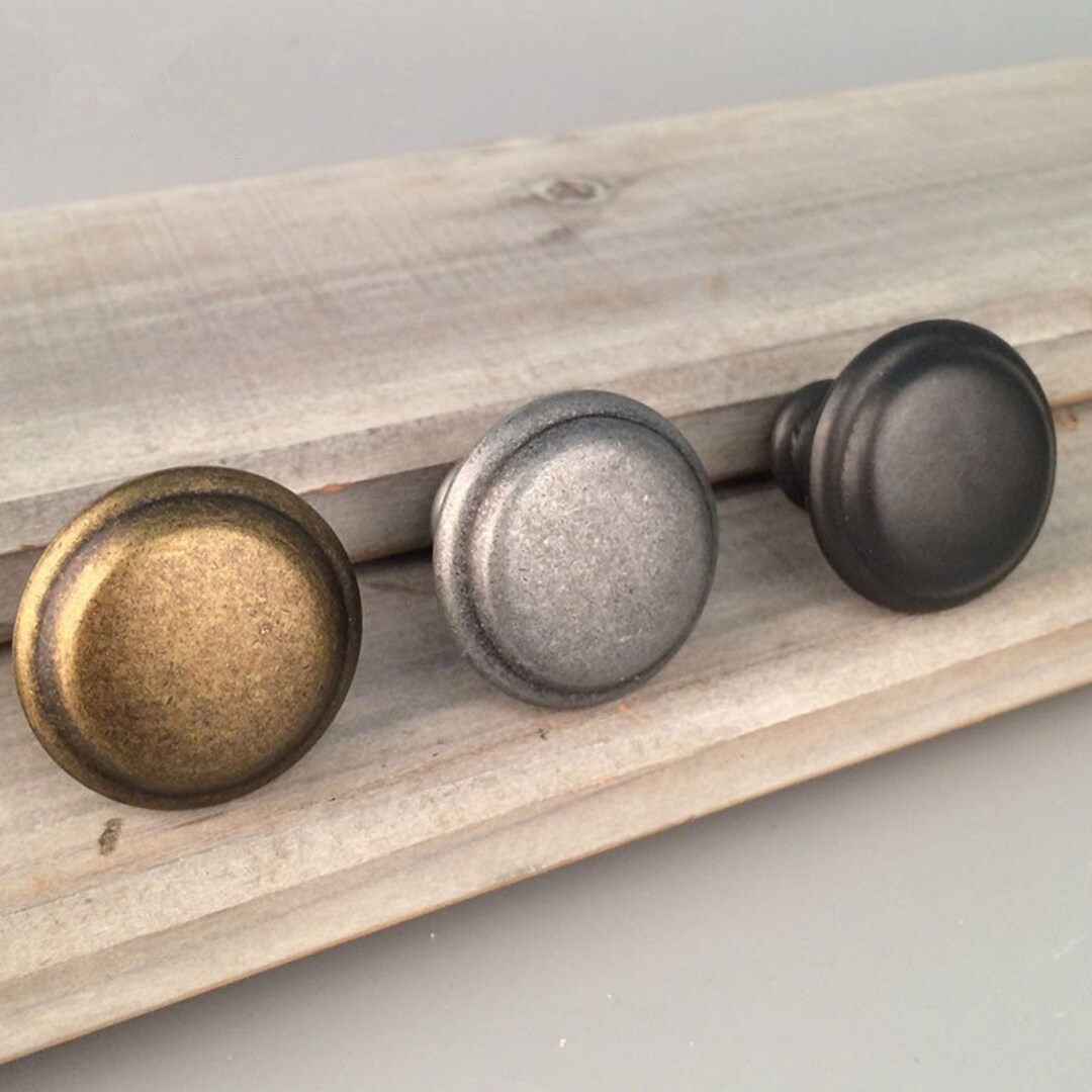 Antique Brass Drawer Knobs Decorative Pulls Handles Etsy