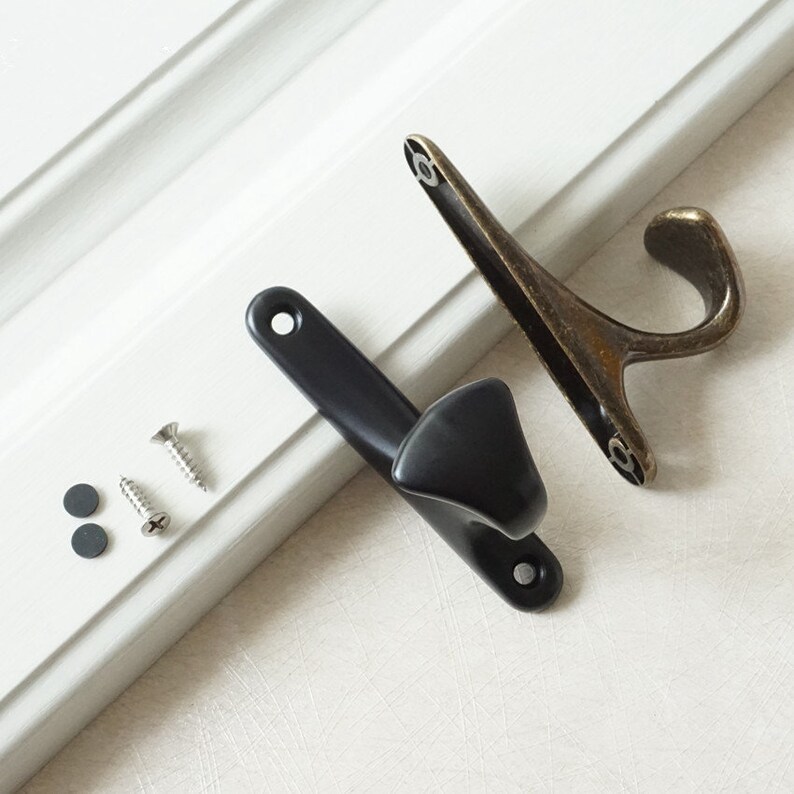 Brushed Silver Coat Hook Wall Hook Decorative Coat Hangers Etsy