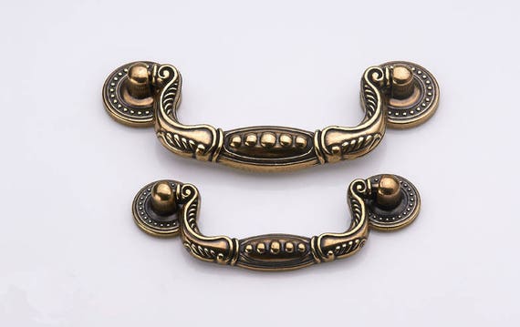 3 3 78 Bail Pulls Dresser Pull Handle Etsy