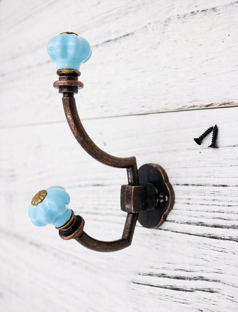 Pumpkin Ceramic Wall Hooks / Decorative Hooks / Wall Hook Etsy