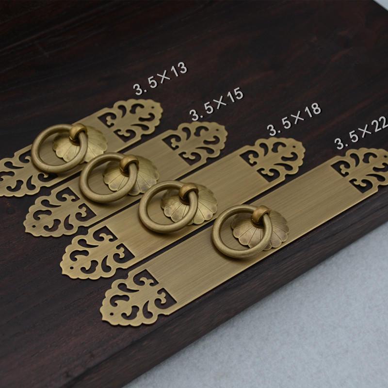 Vintage Brass Dresser Pull Kitchen Hardware Brass Gold Etsy
