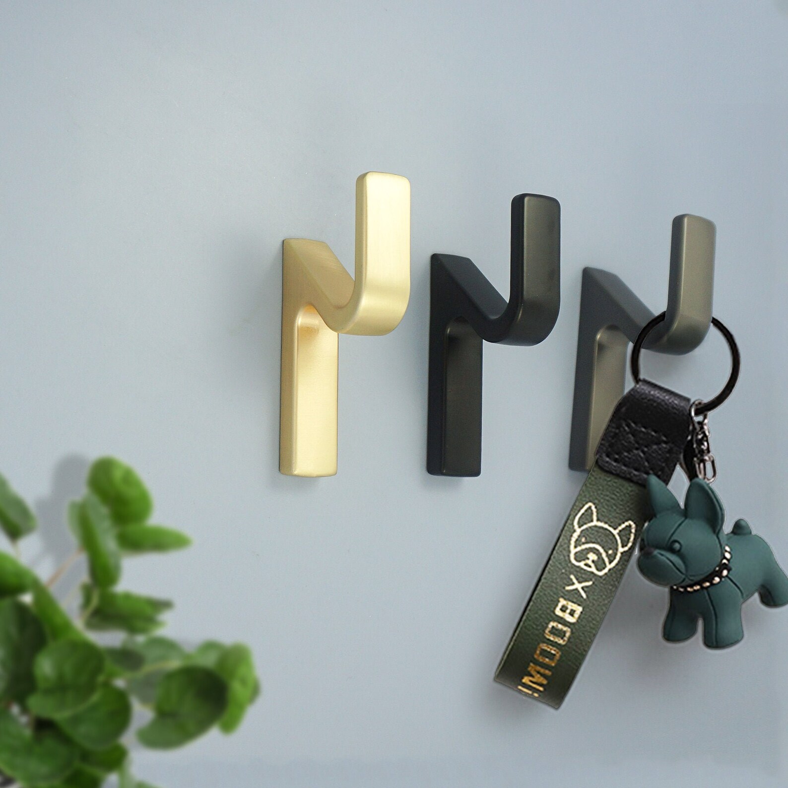 Modern Gun Black Hooks Wall Hooks Brass Gold Coat Hooks Rack Etsy