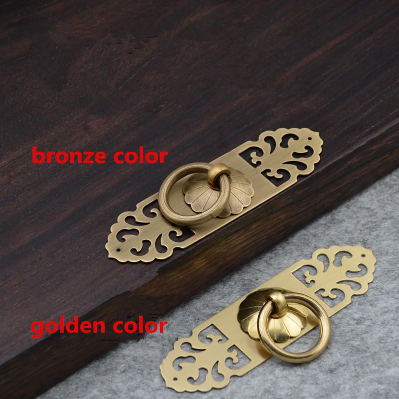 Vintage Brass Dresser Pull Kitchen Hardware Brass Gold Etsy