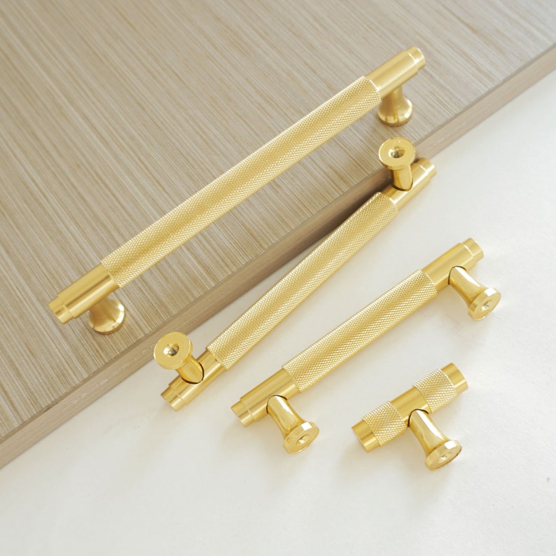 3.78 5 6.3 Gold Handles Kitchen Door Etsy