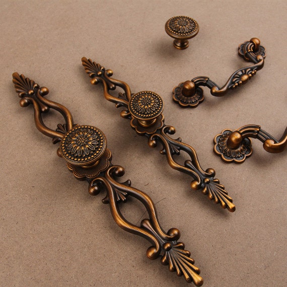 3 3 78 Antique Drawer Knobs Pulls Etsy