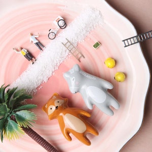 Cute Ceramic Animals Knobs Drawer Knobs for Kids Animals Etsy