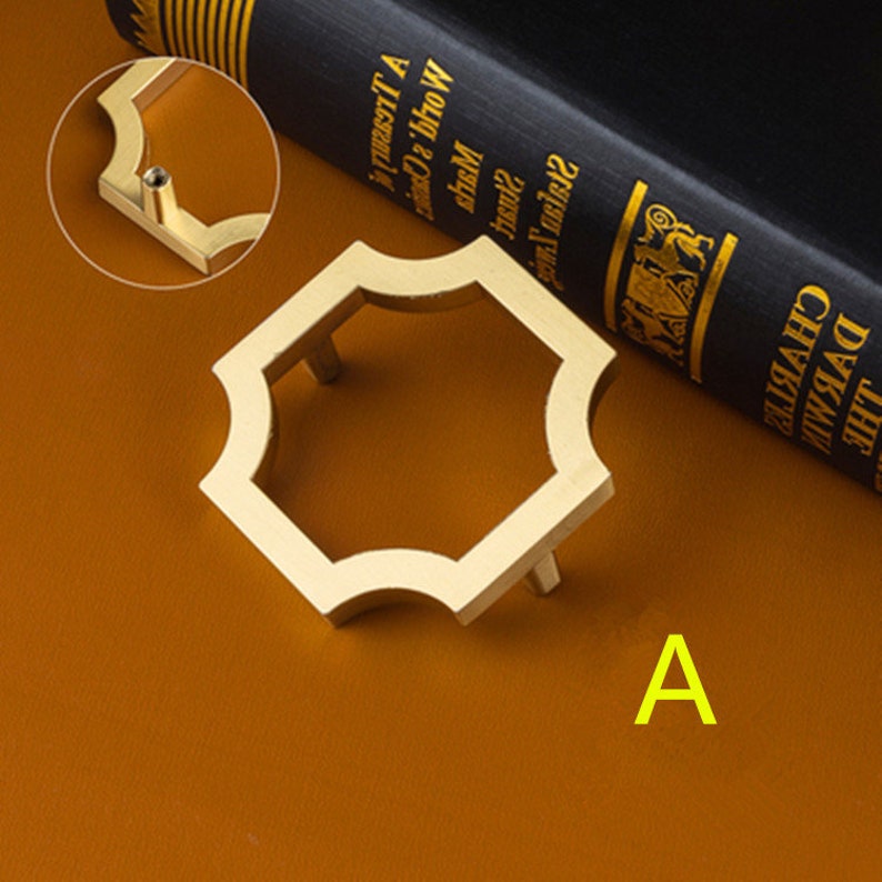 1.1/'/' 2.5/'/' Dresser Drawer Pulls Knobs Cabinet Handle Door Knob Ring Drawer Handles Drop Brushed Brass Gold Kitchen Cabinet Pulls 28 64 mm