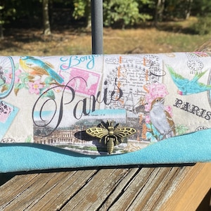 Paris Long Wallet Faux Suede NCW