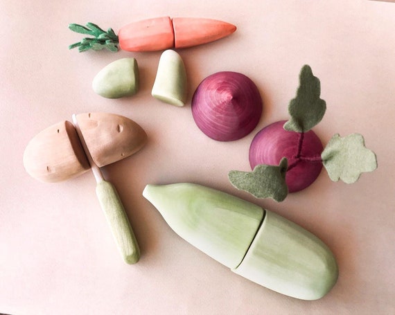magnetic vegetable toy