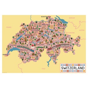 Carte de la Suisse