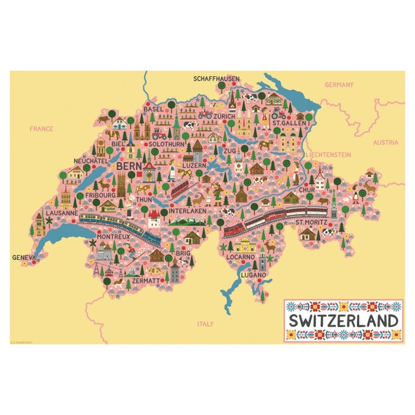 Switzerland Map