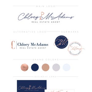 Real Estate Logo Branding Kit, Realty Logo, Real Estate Mini Kit, Sales Logo, Home Rental Logo, Branding Kit, Te koop bord, Rose Gold Logo
