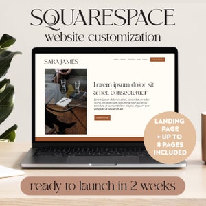 Squarespace Website Customization, Squarespace Template Customization, Logo, Branding, SEO, Shop Customization, Squarespace Editing