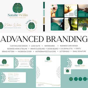 Custom Branding Package by Graphic Designer Including Logo, Business Card, Stationery, Email Signature, Social Media, Complete Branding Kit