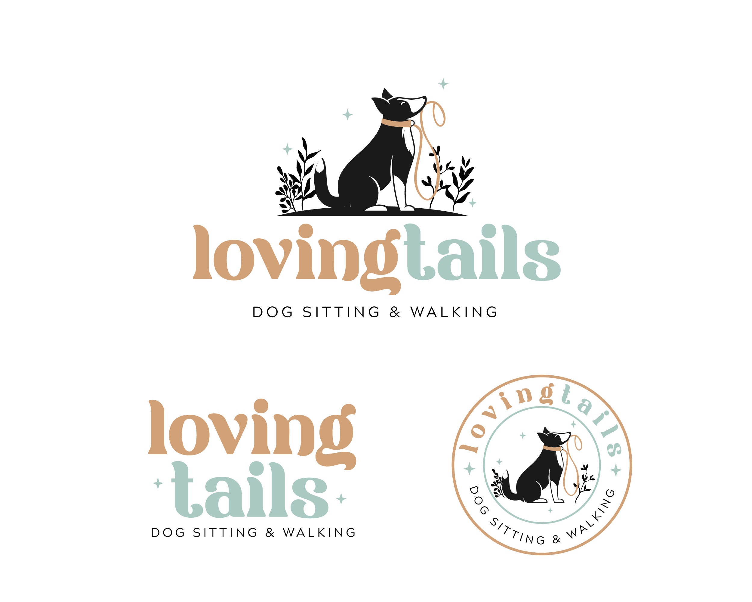 Dog Walking Logo Ideas