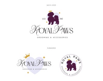 Custom Dog Grooming Logo Design: Pet Business Branding