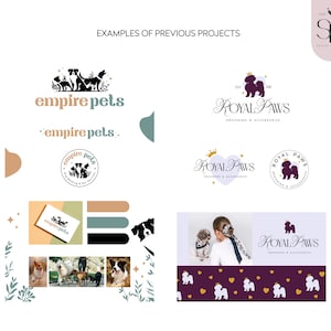 Custom Dog Pet Logo Design, Pooch Mascot Logo Branding, Character ...