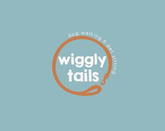 Dog Walking & Pet Sitting Logo Design: Custom Shop Branding Kit