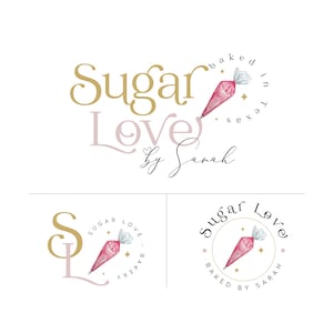 Bakery Logo, Cake Logo, Cookies Logo, Sweets Cooking Logo Design, Whisk Logo | Cake Shop Logo | Baking Logo | Cake Shop Branding Kit