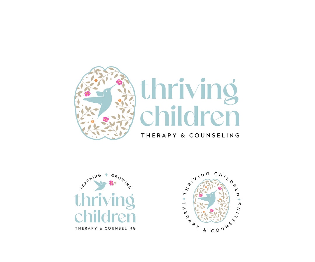 Diseño de logotipo para terapia infantil: marca de asesoramiento  personalizada - Etsy México, image size:1080x900