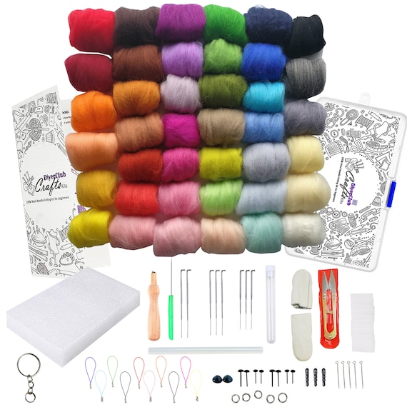 Needle Felting Kit Beginner DIY Craft Kit for Adults Christmas