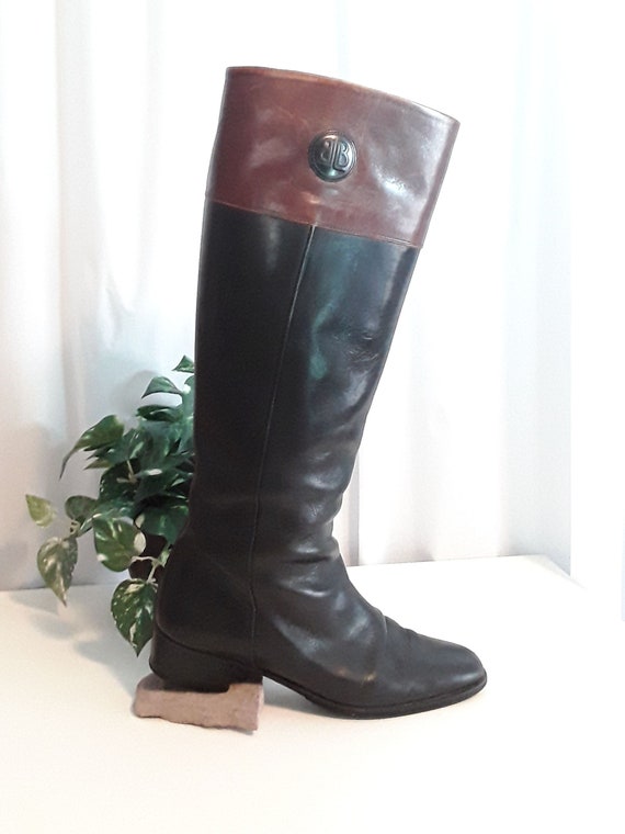 Fabulous Vintage Lorenzo Banfi Italian Leather Tw… - image 3