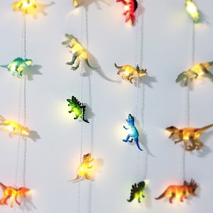 Dinosaur string lights by Calico Clouds image 1