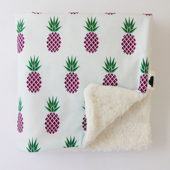 Pineapples Blanket Etsy