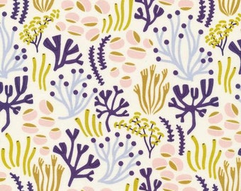 Rain Walk - Underwater - Oceanfloor - quilting cotton fabric