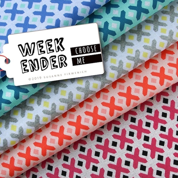 Hamburger Love Weekender Choisissez-moi tissu biologique Jacquard Jersey Coton biologique Tricotal Albstoff Menthe Bleu Gris Gris Gris Rouge Orange Beige