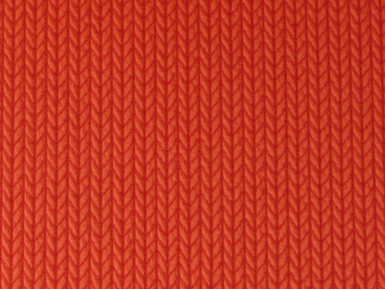 Wanderlust Hamburger Love Knit Knit Luce Rosso Flame Red Orange Jacquard Jersey Organic Fabric Cotton Fabric Cotton Jersey Chunky Albstoff image 1