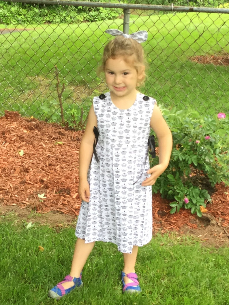 White and Black Sun Dress