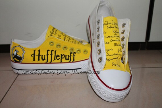 harry potter hufflepuff converse