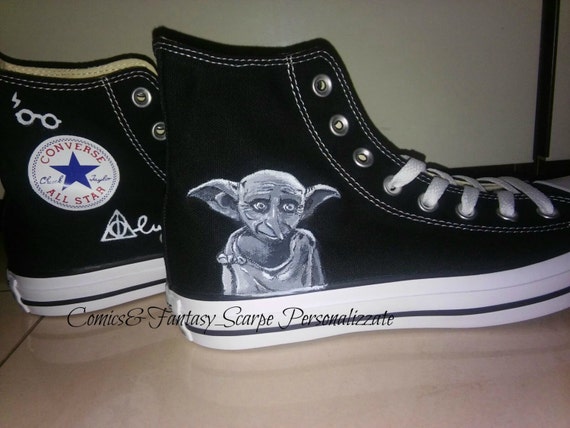 converse personalizzate harry potter