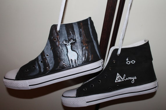 converse personalizzate harry potter