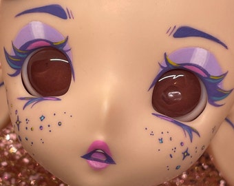 20mm redbrown with gem Resin B grade BJD Doll Eyes 4B