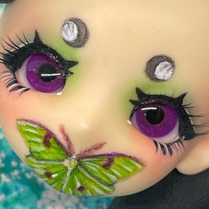14mm magenta Resin BJD Doll Eyes C68