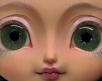 34mm dark greean Resin BJD Doll Eyes MM7