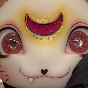 18mm reflect in fuchsia Pinkish Resin BJD Doll Eyes PP21