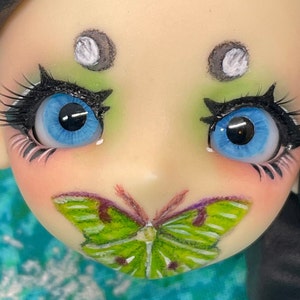 10mm sky blue Resin BJD Doll Eyes T55