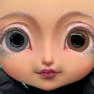 30mm B Grade silver and brown Resin BJD Doll Eyes B11