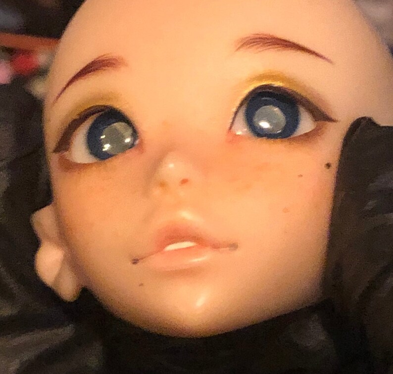 15mm Resin small blue iris mirror Pupil BJD Doll Eyes k29