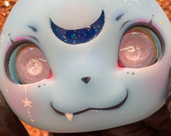 20mm ice with clear pupil in clear iridescence Resin BJD Doll Eyes L50