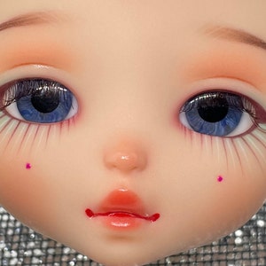 20mm large pupil marble Hazel blue and gray Resin BJD Doll Eyes F103