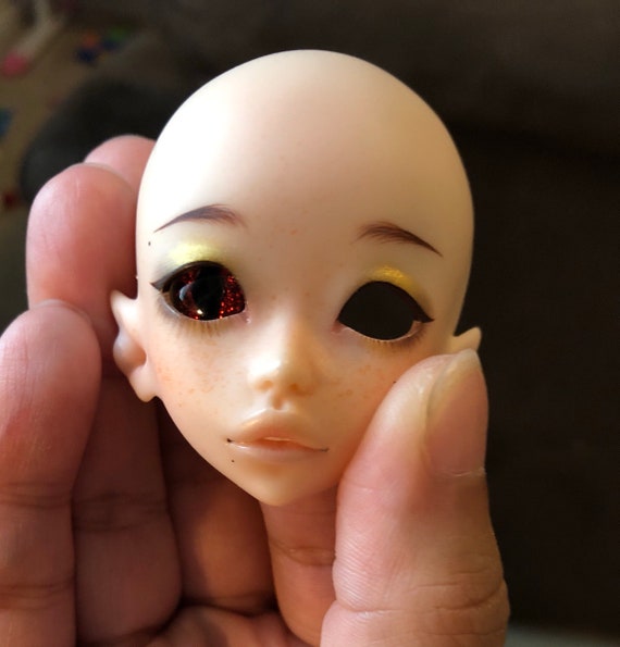 New Light Blue Iris/&Black Pupil 16mm Glass Eyes for Joint Reborn 1//4BJD Dollfie
