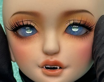 12mm holographic crystal in skyblue Resin BJD Doll Eyes BB3