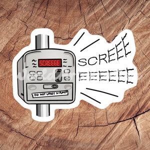 Screaming IV Pump Sticker, Waterproof Stickers, Laminated Stickers, Vet Med Gift, Veterinary Anesthesiologist Gift, Vet Tech Gift, Nurse