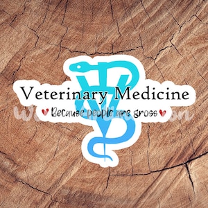 People are Gross Sticker, Waterproof Sticker, Laminated Sticker, Vet Med Gift, Funny Vet Sticker