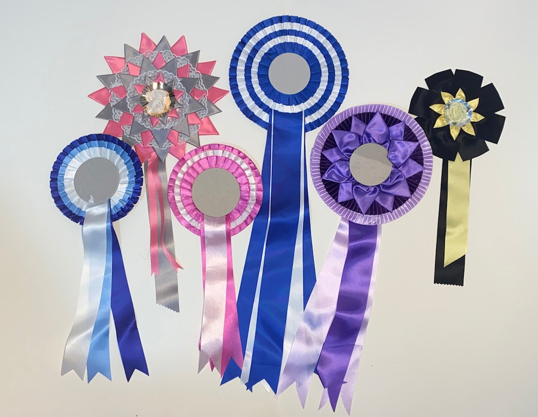 6 Big Australian Vintage Prize Ribbon Rosettes School Awards Etsy