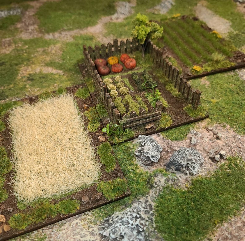 Miniature Garden Set DIY Terrain Wargaming terrain Etsy